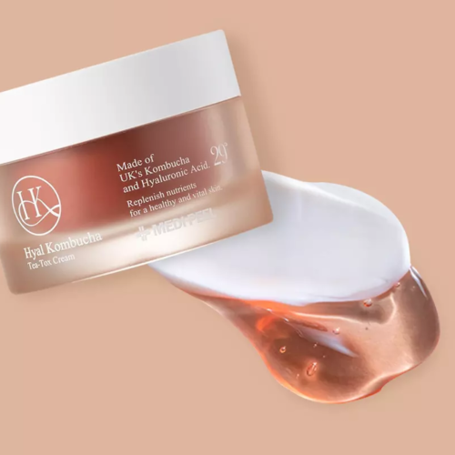 Зволожувальний крем для обличчя із комбучею MEDIPEEL Hyal Kombucha Tea-Tox Cream, 50 мл
