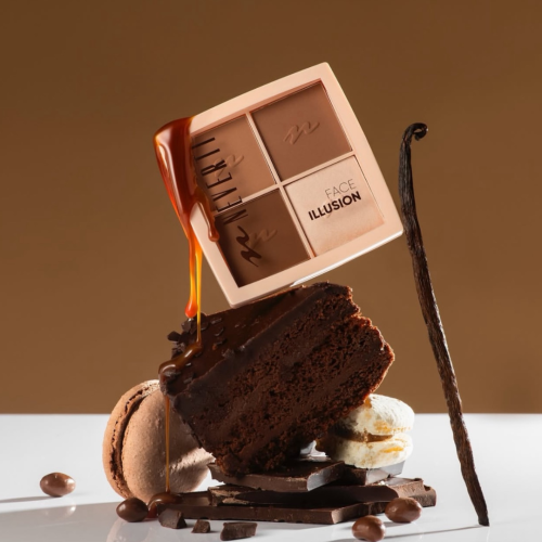 Палетка контуринг та хайлайтер ILLUSION MIX Neverti