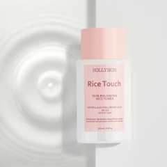 Тонер для підтримки мікробіому шкіри з екстрактом центели азійської і рисом Rice Touch HOLLYSKIN