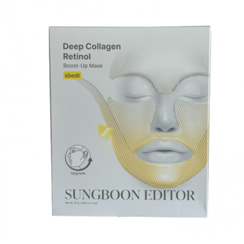 Маска-ліфтинг з колагеном та ретинолом Sungboon Editor Deep Collagen Retinol Tension Boost-Up Mask