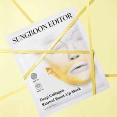 Маска-ліфтинг з колагеном та ретинолом Sungboon Editor Deep Collagen Retinol Tension Boost-Up Mask