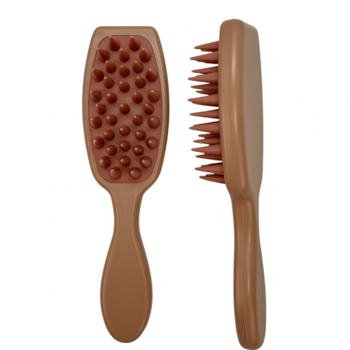 Масажна щітка-гребінець для миття голови 