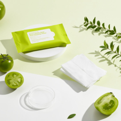 Серветки очищуючі порозвужуючі для обличчя Sungboon Editor Green Tomato Deep Pore Cleansing Tissue 50 g (10pcs)