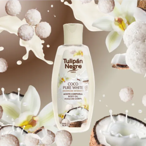 Олія для тіла Tulipan Negro ніжний кокос