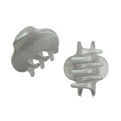 Краб пластик глянцевий &quot;хмаринка&quot;, 4,5см, перламутровий