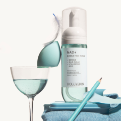 Пінний тонер HOLLYSKIN NAD+ для відновлення антиоксидантного захисту шкіри