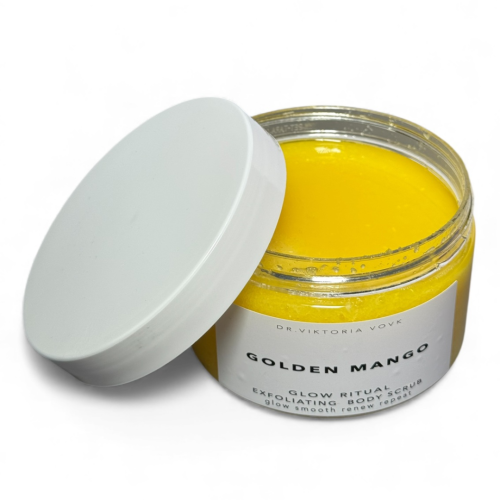 Сольовий скраб для тіла Dr.Vovk Glow Ritual Exfoliating Body Scrub Golden Mango
