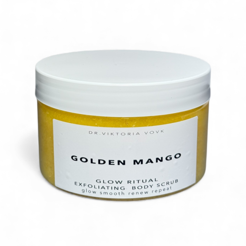 Сольовий скраб для тіла Dr.Vovk Glow Ritual Exfoliating Body Scrub Golden Mango