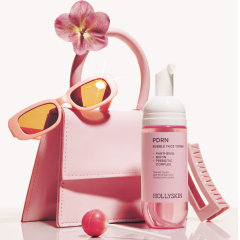 Пінний тонер HOLLYSKIN SALMON DNA PDRN для природного оновлення шкіри