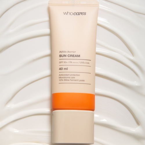 Солнцезащитный крем с антиоксидантной защитой whocares Bifida Barrier Sun Cream 10 ml