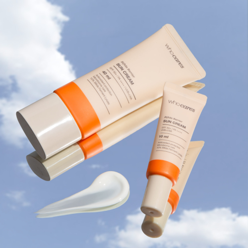 Солнцезащитный крем с антиоксидантной защитой whocares Bifida Barrier Sun Cream 10 ml