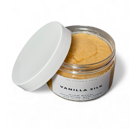 Сольовий скраб для тіла Dr.Vovk Glow Ritual Exfoliating Body Scrub Vanilla Silk
