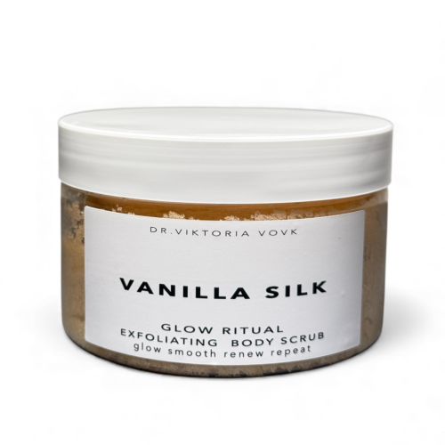 Сольовий скраб для тіла Dr.Vovk Glow Ritual Exfoliating Body Scrub Vanilla Silk