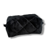 Косметичка плюшева 17*11*9 чорна