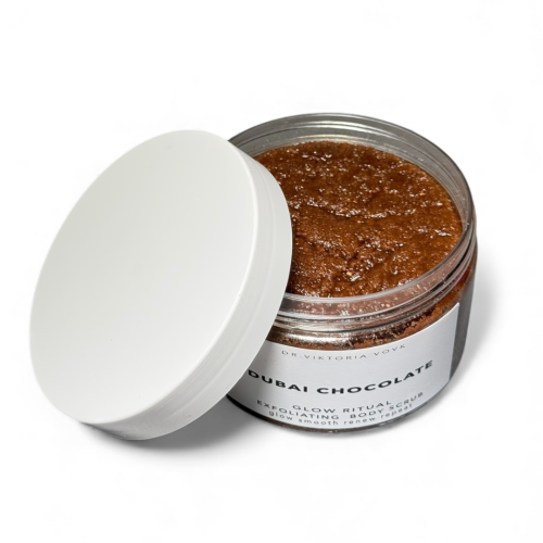 Сольовий скраб для тіла Dr.Vovk Glow Ritual Exfoliating Body Scrub Dubai Chocolate