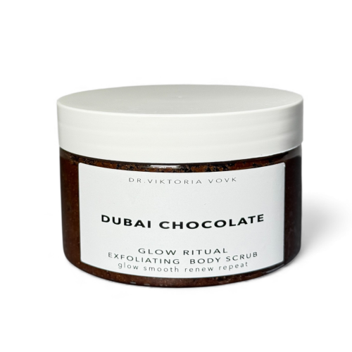 Сольовий скраб для тіла Dr.Vovk Glow Ritual Exfoliating Body Scrub Dubai Chocolate