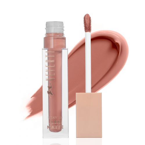 Рiдка матова помада для губ Neverti Matte Liquid Lipstick №1 (Oh la la)