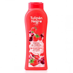 Гель для душу Tulipan Negro Полуниця та вишня 650 мл