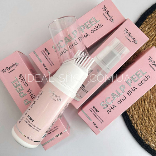 Пілінг для жирної шкіри голови з АНА та ВНА кислотами Top Beauty