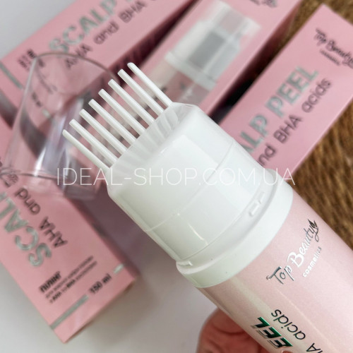 Пілінг для жирної шкіри голови з АНА та ВНА кислотами Top Beauty