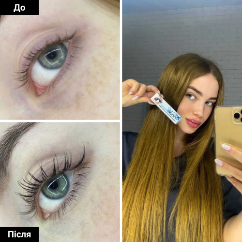 Сироватка для росту вій Eyelash Growth Serum MinoX