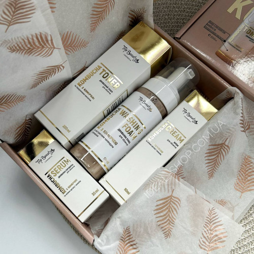 Подарочный бокс для лица Комбуча Top Beauty