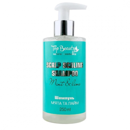 Шампунь для глибокого очищення шкіри голови «М‘ята -Лайм» Top Beauty