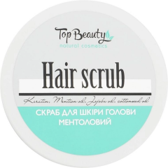 Скраб для шкіри голови з ментолом Top Beauty