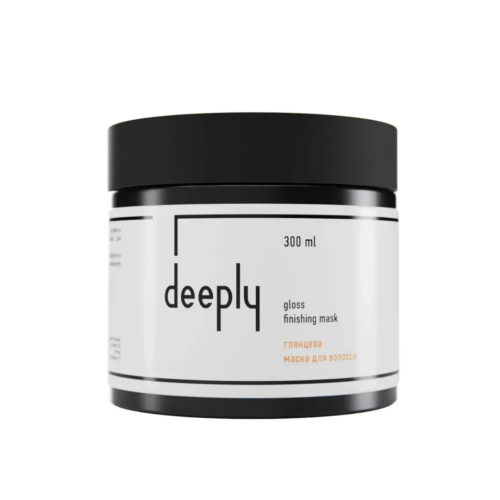 Глянцевая маска для волос deeply gloss finishing mask 300мл