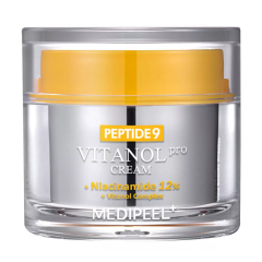 Крем для обличчя з пептидами з комплексом вітанолу MEDIPEEL Peptide 9 Vitanol Cream Pro, 50g