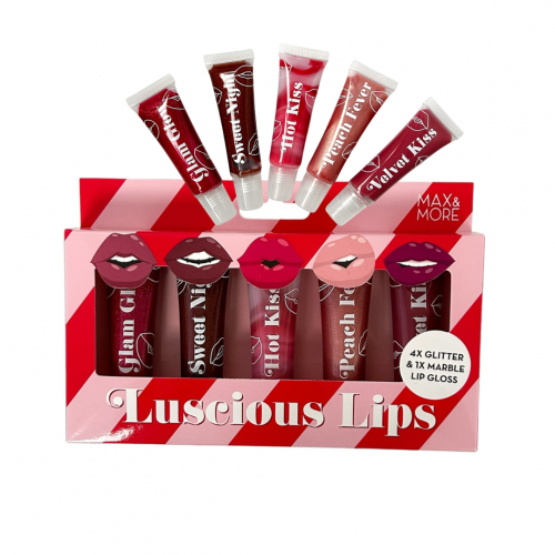 Набір блисків для губ Luscious Lips Max & More