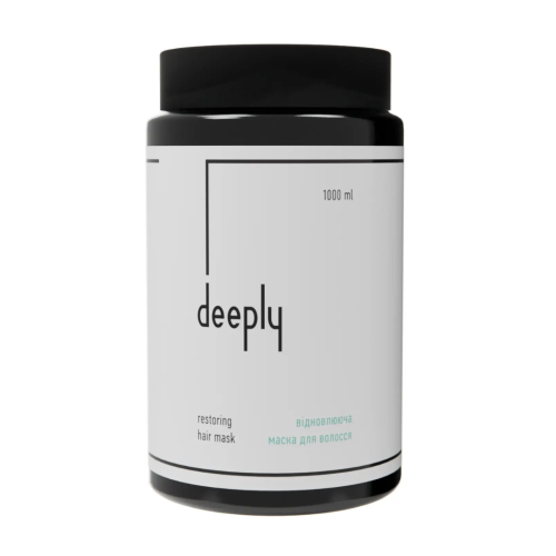 Відновлююча маска для волосся deeply restoring hair mask 1000ml