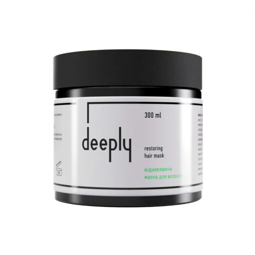 Відновлююча маска для волосся deeply restoring hair mask 300ml