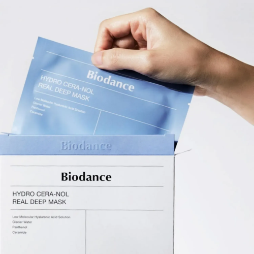 Гідрогелева маска з керамідами та пантенолом Biodance Hydro Cera-Nol Real Deep Sheet Mask