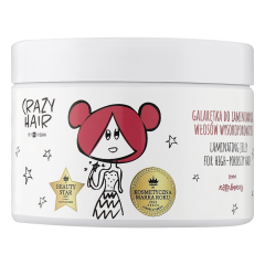 Желе для ламінування волосся з високим рівнем пористості &quot;Малина&quot; Hiskin