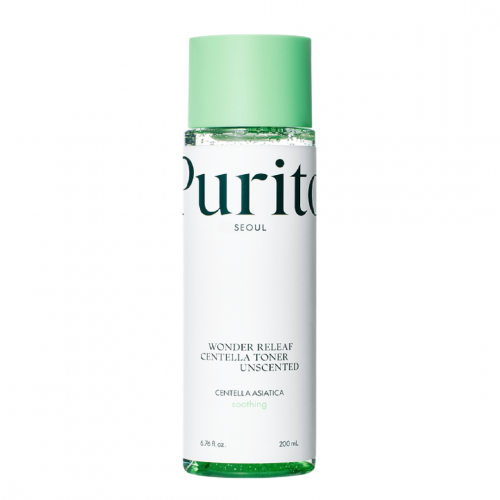 Тонер заспокійливий з центеллою без олій Purito Seoul Wonder Releaf Centella Toner Unscented 200 ml