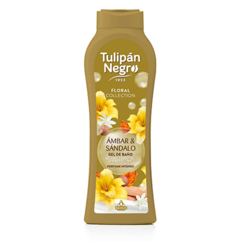 Гель для душу Tulipan Negro FLORAL Бурштин та сандал 650 мл